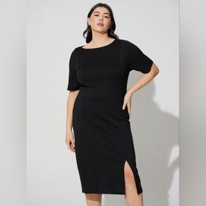 Torrid- Midi Studio Cupro Bodycon Dress